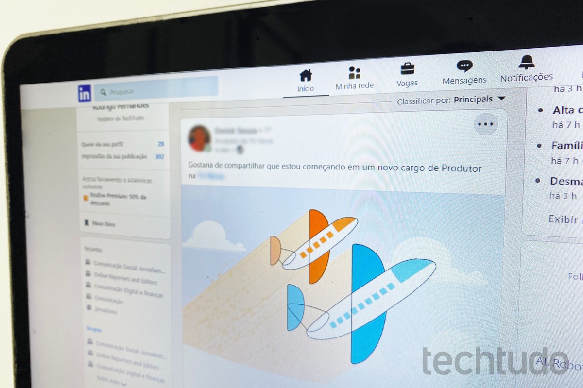 Como colocar promoção no LinkedIn e alterar cargo atual