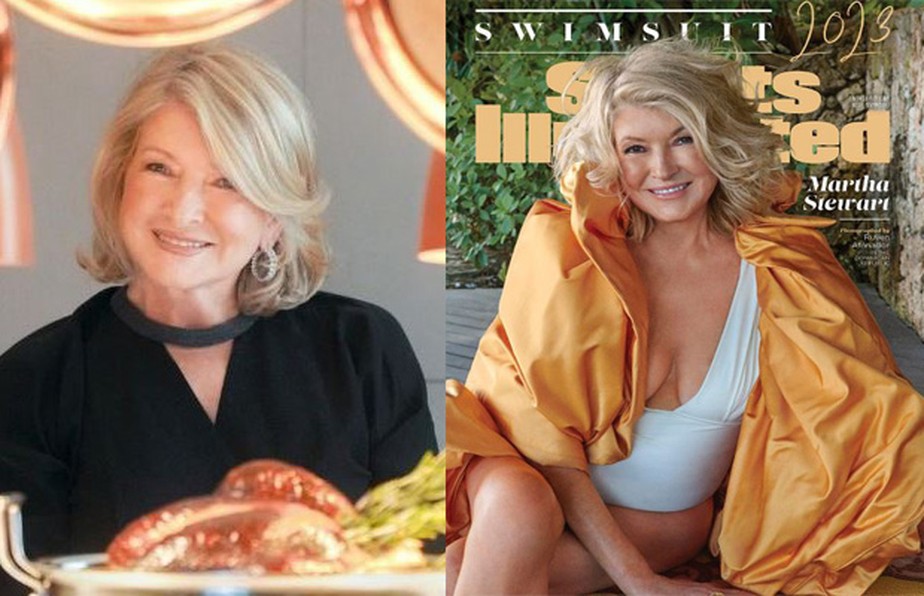 Martha Stewart na capa da  Sports Illustrated Swimsuit