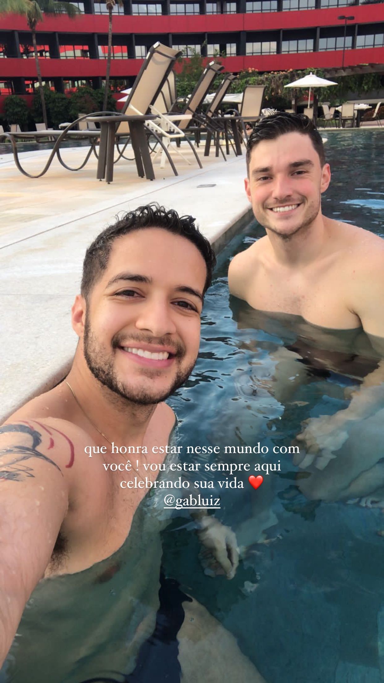Gabriel Luiz e Lucas Machado (Foto: Reprodução/Instagram)