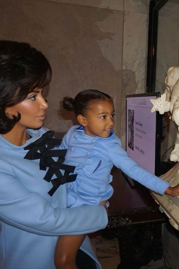 Kim Kardashian e North West (Foto: Reprodução)