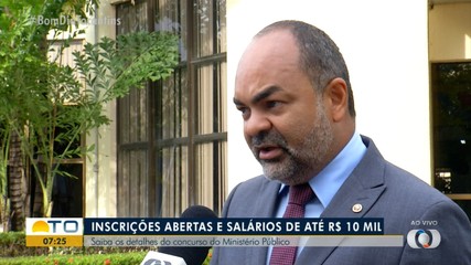Saiba detalhes do concurso do Ministério Público do Tocantins