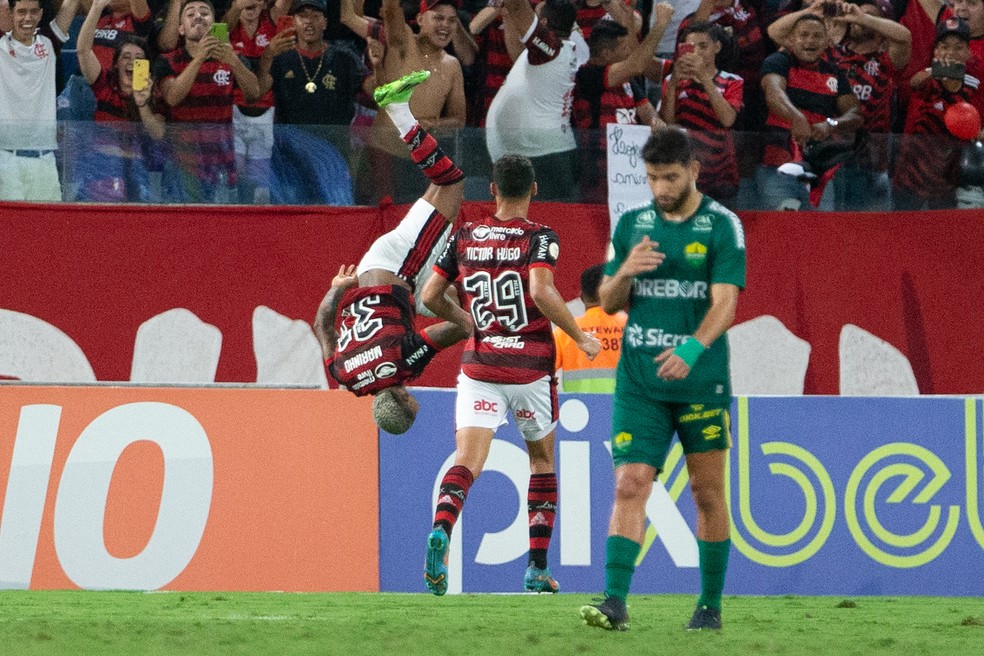 Marinho, Cuiab&aacute; x Flamengo &mdash; Foto: Gil Gomes/AGIF