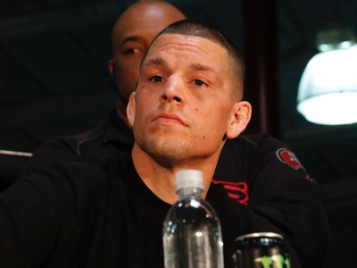 Nate Diaz coletiva UFC 196 (Foto: Evelyn Rodrigues)