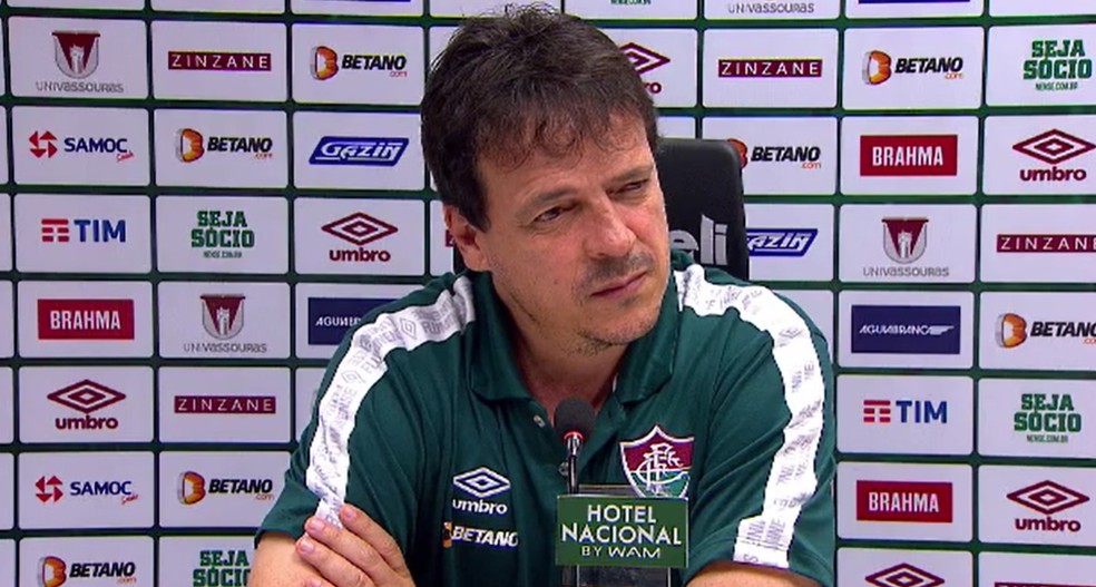 Fernando Diniz, técnico do Fluminense — Foto: Reprodução