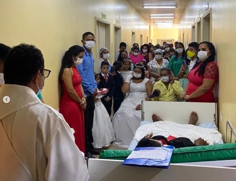 Cerimônia atraiu atenções dos pacientes e servidores.  — Foto: Prefeitura de Garrafão do Norte