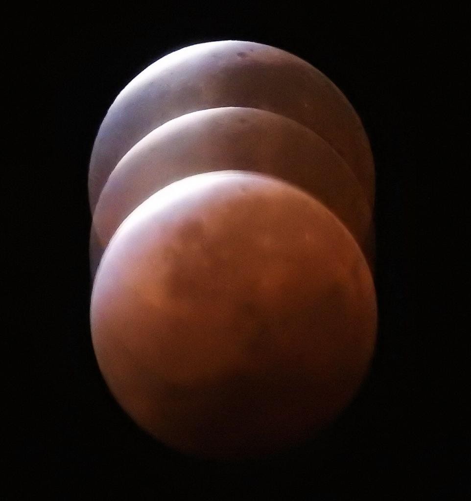 Eclipse total da lua é registrado no RS; VÍDEO