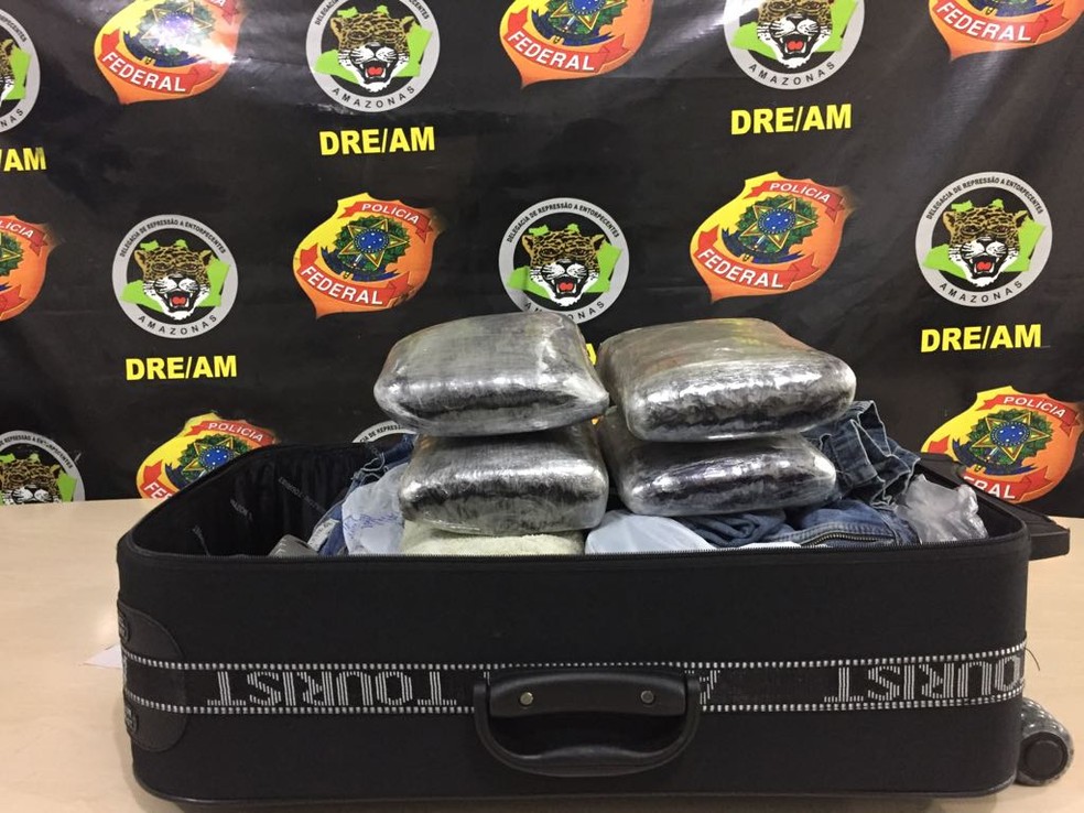 Tabletes de maconha do tipo skunk seriam entregues em São Paulo (Foto: Divulgação/PF)