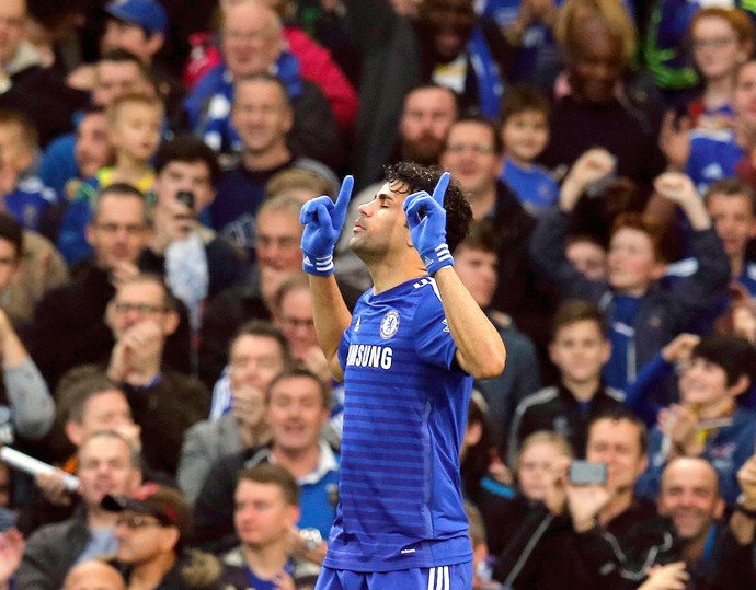 Diego Costa, Chelsea x West Bromwich (Foto: Reuters)