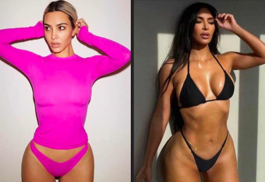 Fãs da socialite Kim Kardashian celebraram seu suposto ganho de peso