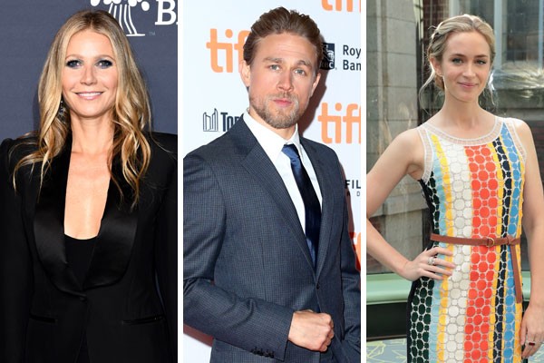 Gwyneth Paltrow, Charlie Hunnam e Emily Blunt já recusaram trabalhos de destaque em Hollywood. Será que valeu a pena?  (Foto: Getty Images)