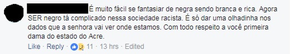 Comentários apontam que é 