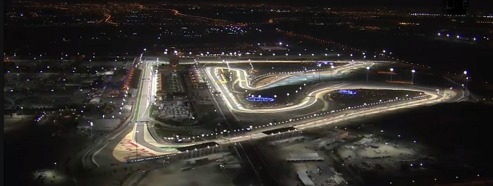 Circuito do Bahrein - noite
