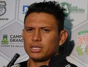 Rafael Oliveira, atacante do Treze (Foto: David Henrique / TV Paraíba)