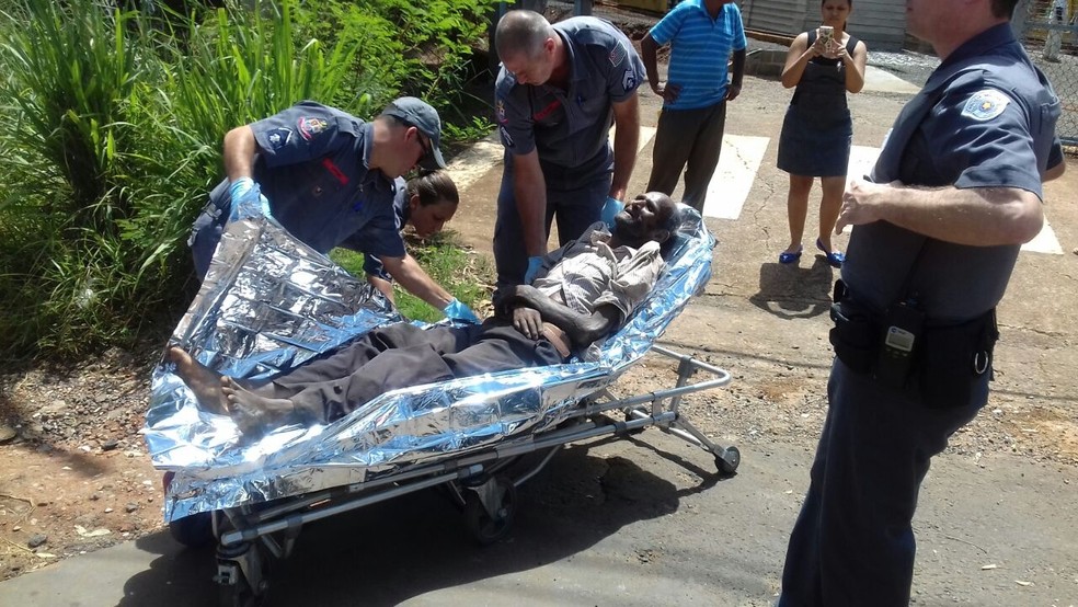 Suspeito de matar Simone foi encontrado debilitado e recebeu atendimento mÃ©dico em Rio Preto  (Foto: Arquivo Pessoal)