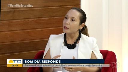 Promotora explica quais tipos de viôlencia contra mulher podem acontecer