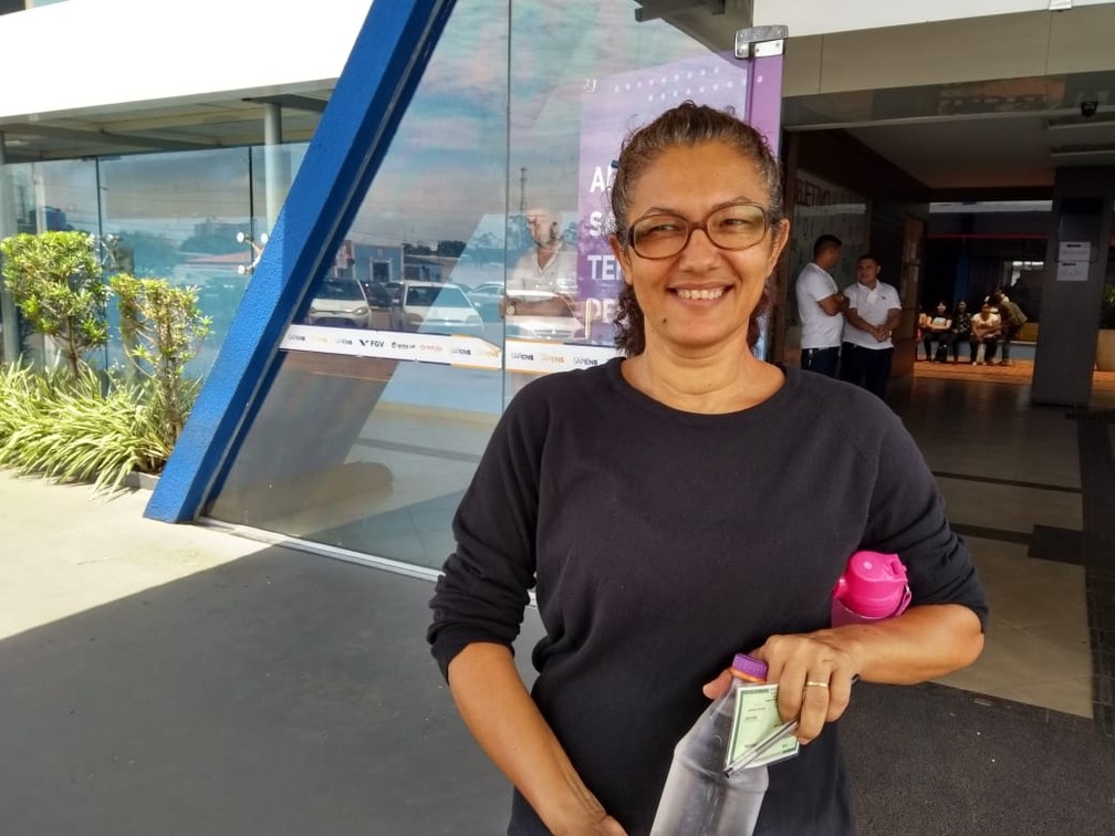 ENEM 2019 - DOMINGO (10) – PORTO VELHO (RO) – Aos 50 anos, Marileide Rodrigues, fará o Enem pela pela 5ª vez. Ela está no 7º período de pedagogia e sonha em fazer nutrição. — Foto: Jheniffer Núbia/G1 