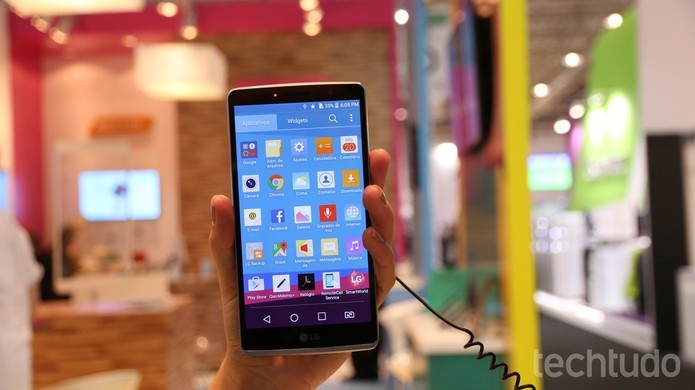 LG G4 Stylus tem tela de 5,7 polegadas HD (Foto: Nicolly Vimercate/TechTudo)
