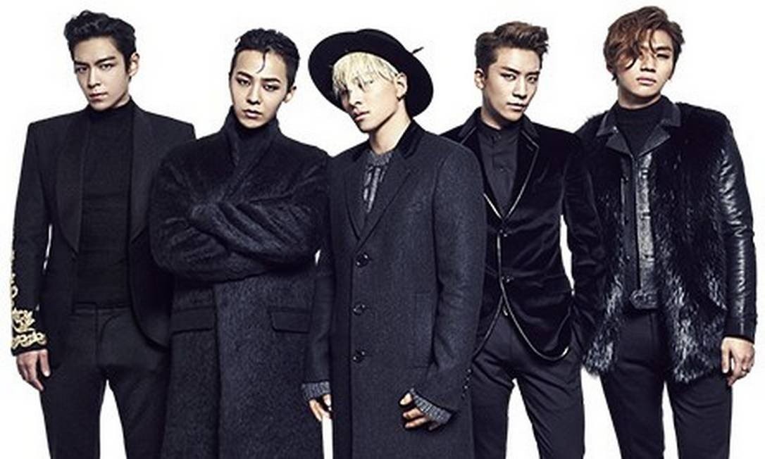 Os membros do grupo Big Bang: T.O.P., G-Dragon, Taeyang, Seungri e Daesung (Foto: Divulgação)
