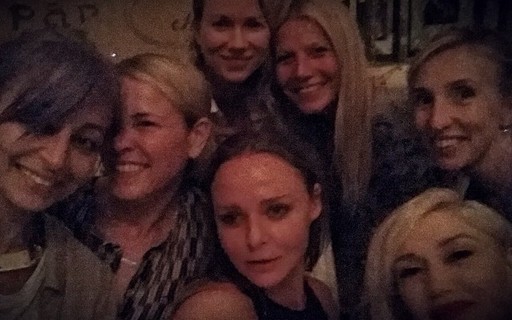 Solteira, Gwyneth Paltrow curte jantar com Gwen Stefani e Nicole Richie