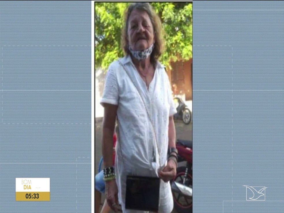 Teresinha de Jesus Baiano Berto foi vista pela última vez no dia 19 de julho em Imperatriz — Foto: Reprodução/TV Mirante