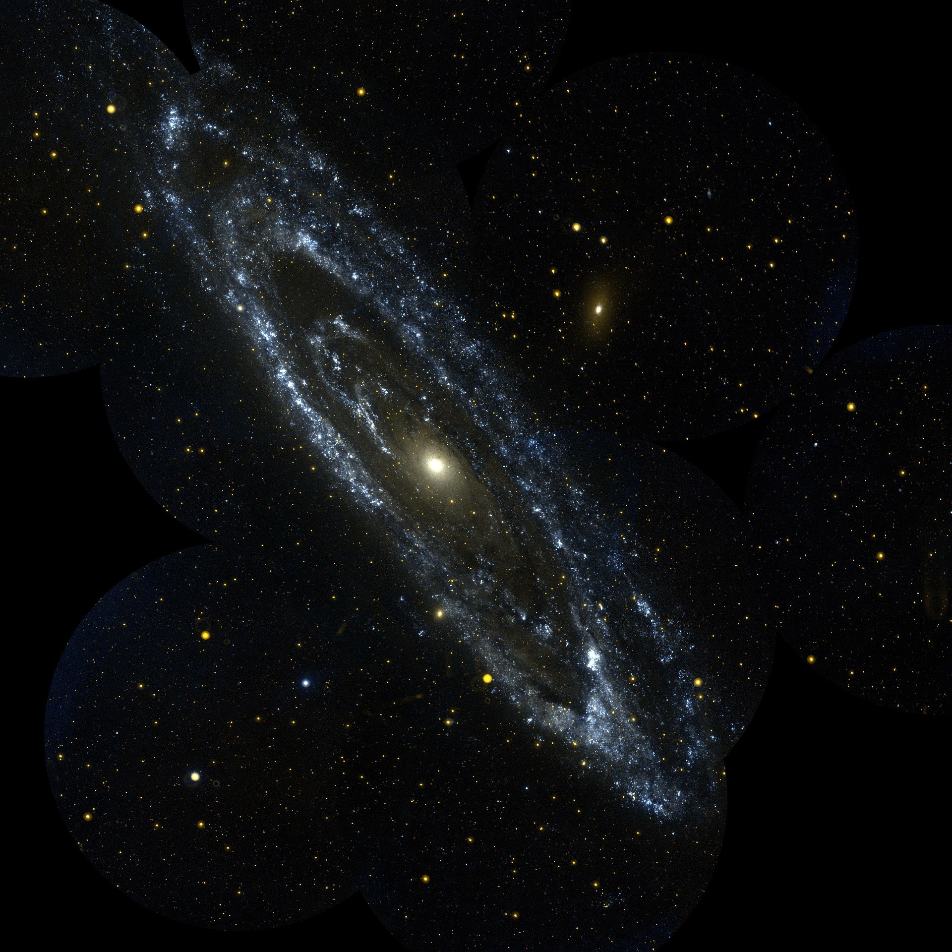 Galáxia de Andrômeda, a mais massiva da Via Láctea, está vindo em nossa direção (Foto: Pixabay)