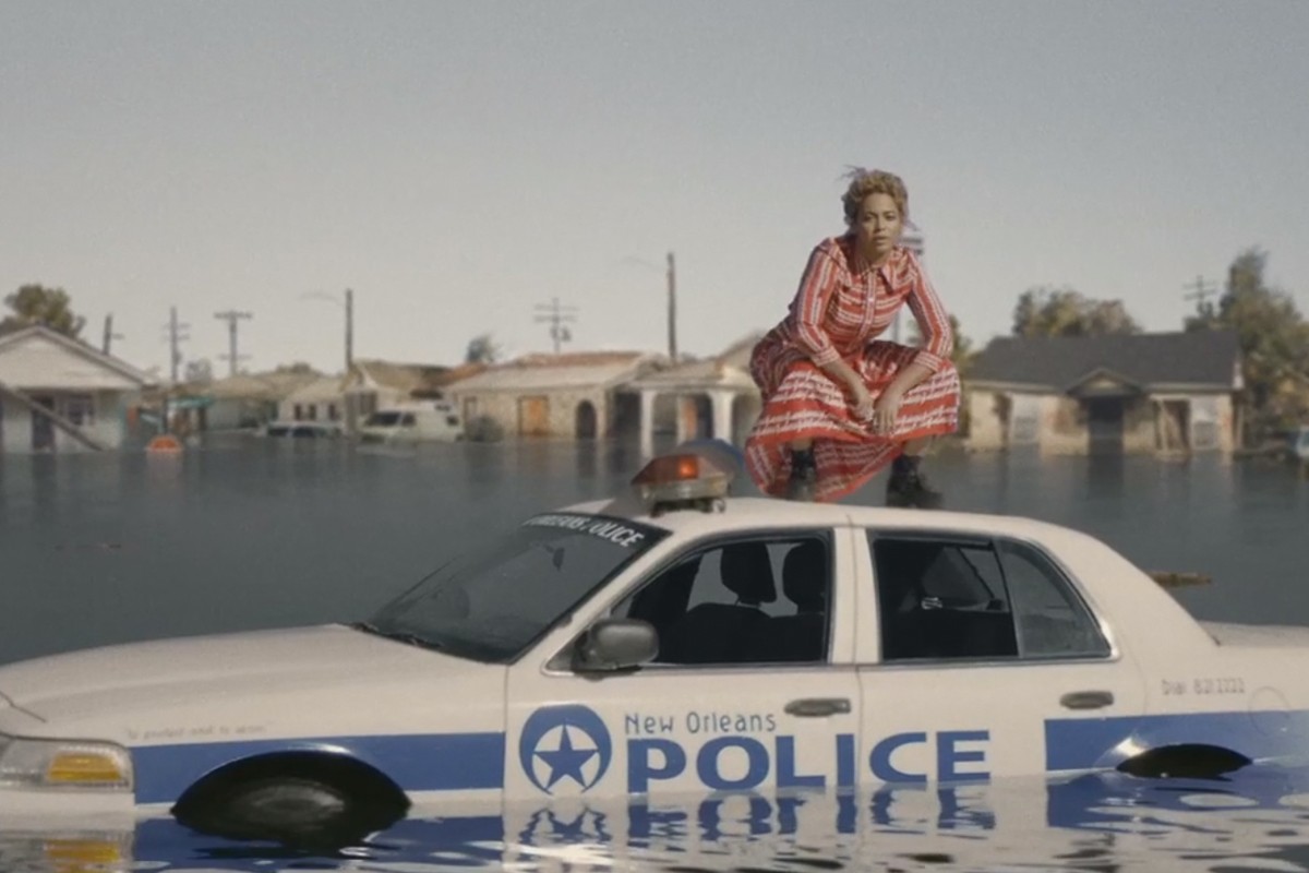 Beyoncé no clipe de 'Formation' (Foto: Reprodução/Youtube)