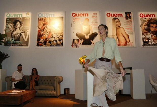 Mariana Weickert no lounge QUEM e Marie Claire  (Foto: Marcos Rosa/Ed. Globo)