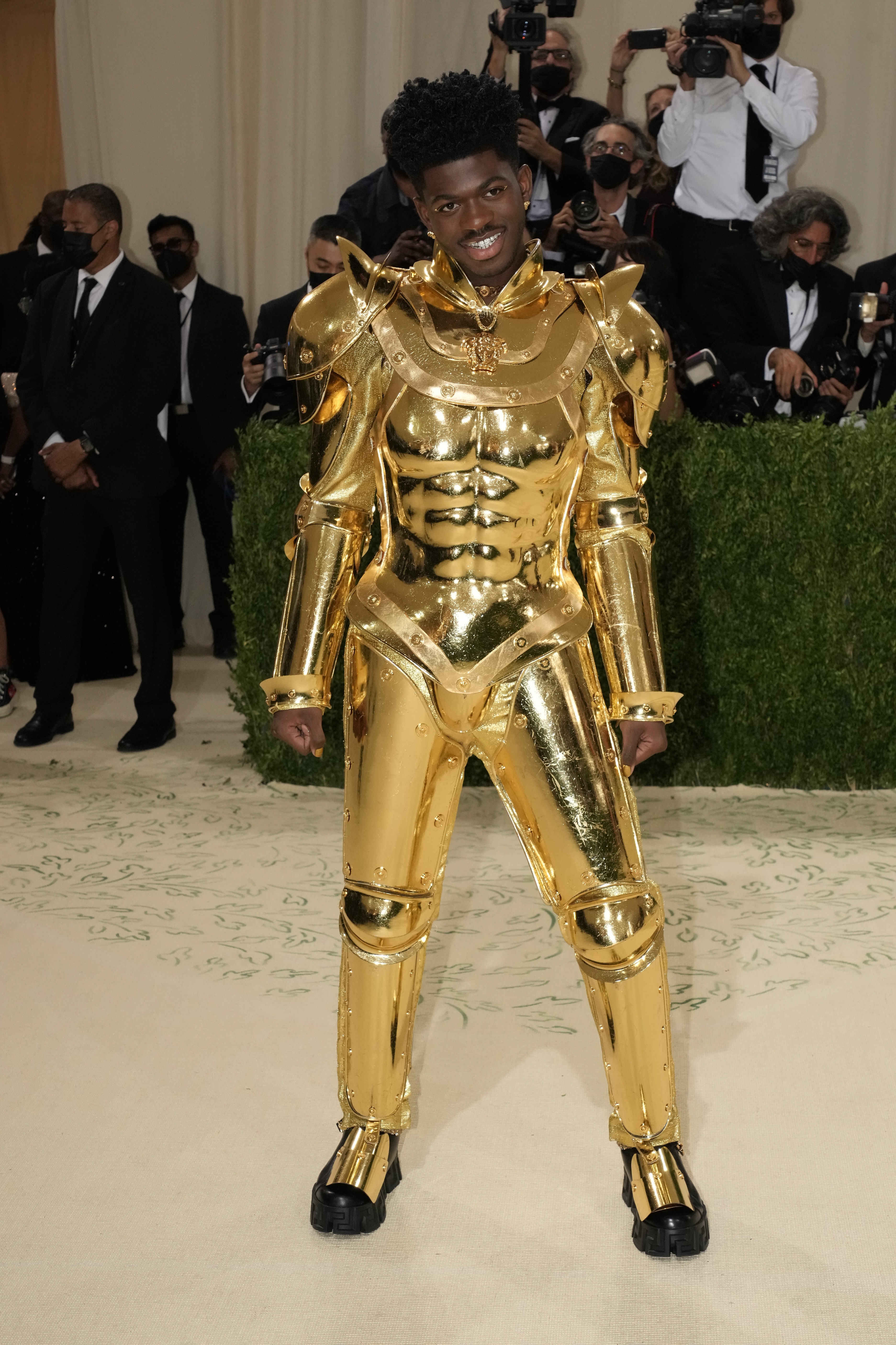 NEW YORK, NEW YORK - SEPTEMBER 13: Lil Nas X attends The 2021 Met Gala Celebrating In America: A Lexicon Of Fashion at Metropolitan Museum of Art on September 13, 2021 in New York City. (Photo by Jeff Kravitz/FilmMagic) (Foto: FilmMagic)