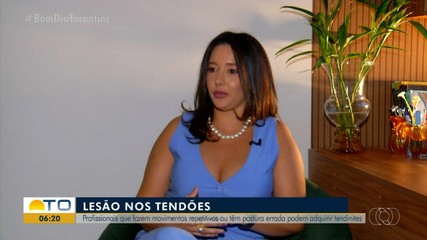 Profissionais que fazem movimentos repetitivos podem desenvolver tendinite
