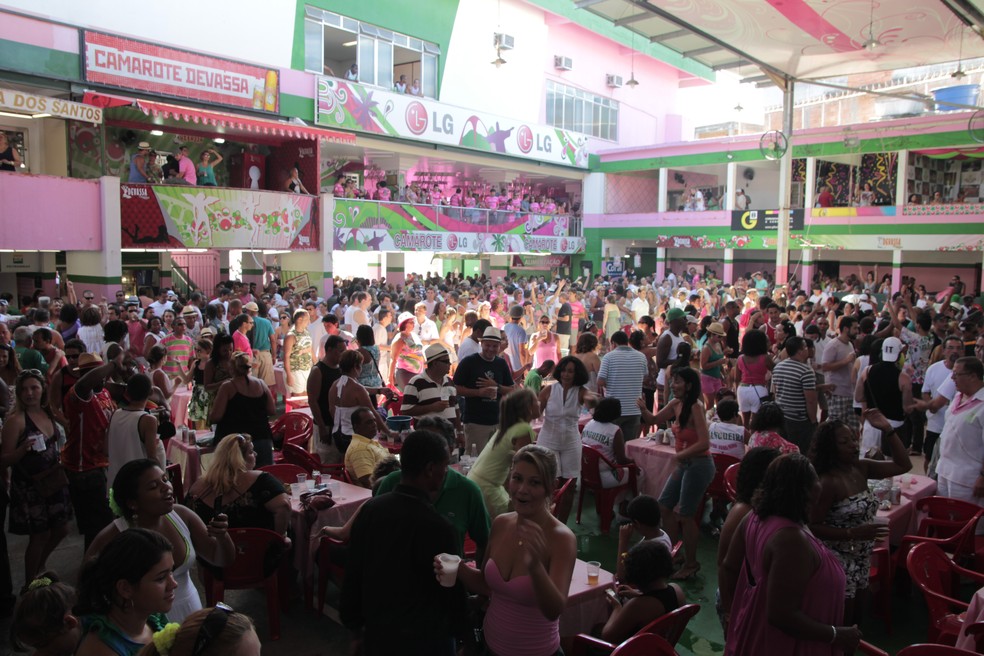 Quadra da Magueira em dia de feijoada (Foto: Alexandre Sant'Anna/Divulgação)