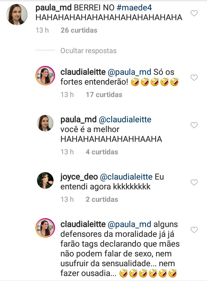 Claudia Leitte diverte fãs com comentários sobre sexo na gravidez (Foto: Reprodução Instagram)