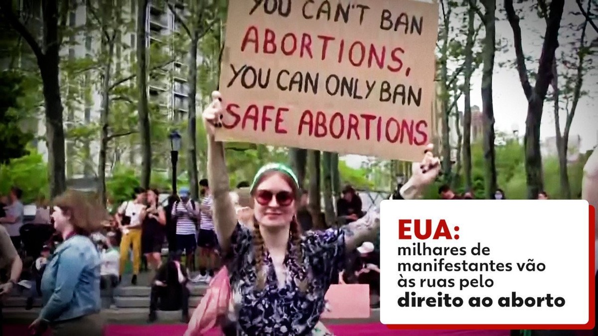 Protestas contra una posible renuncia al derecho al aborto en las calles estadounidenses |  Globalismo
