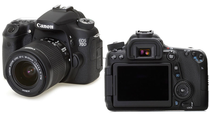 Canon vende a 70D num kit que acompanha uma lente (Foto: Divulgação/Canon)