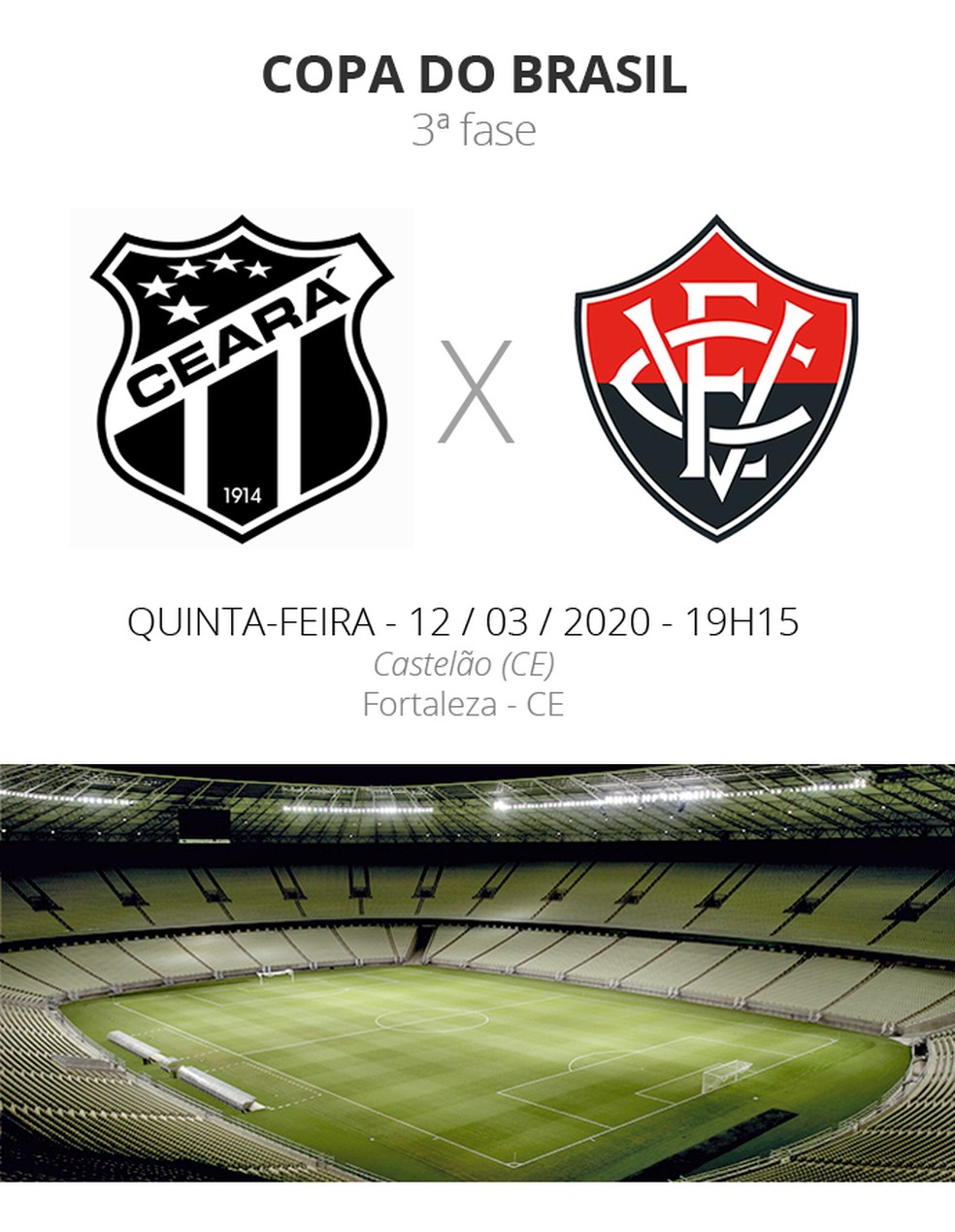 Ceara X Vitoria Veja Como Assistir Escalacoes Desfalques E Arbitragem Copa Do Brasil Ge