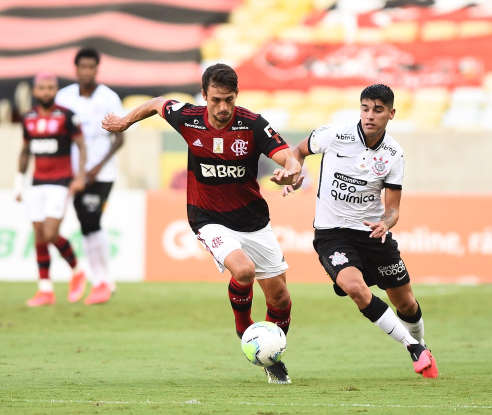 Rodrigo Caio, Flamengo x Corinthians, Campeonato Brasileiro &mdash; Foto: Andr&eacute; Dur&atilde;o