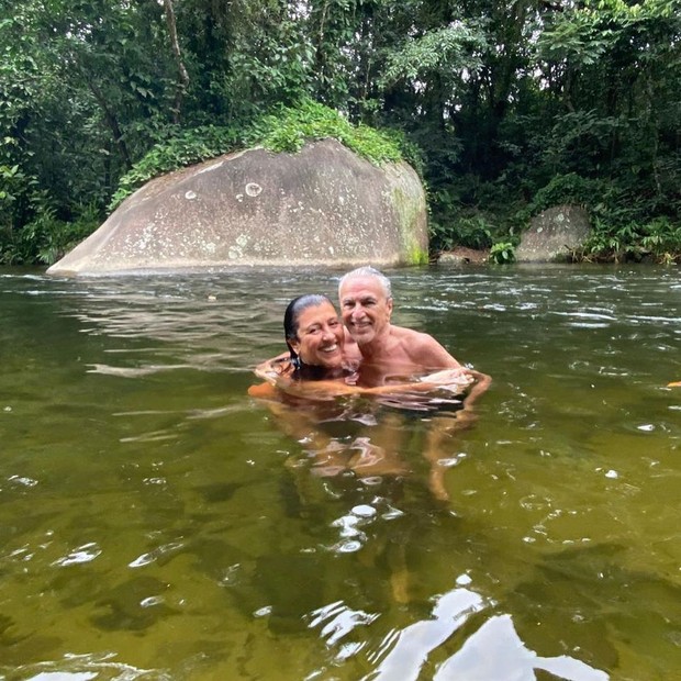 Regina Casé e Caetano Veloso (Foto: reprodução/Instagram)