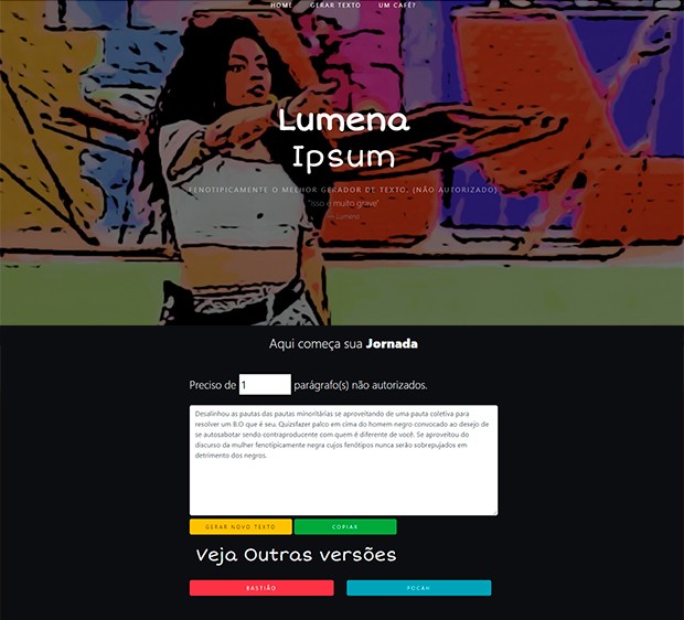 Lumena (Foto: Reprodução)