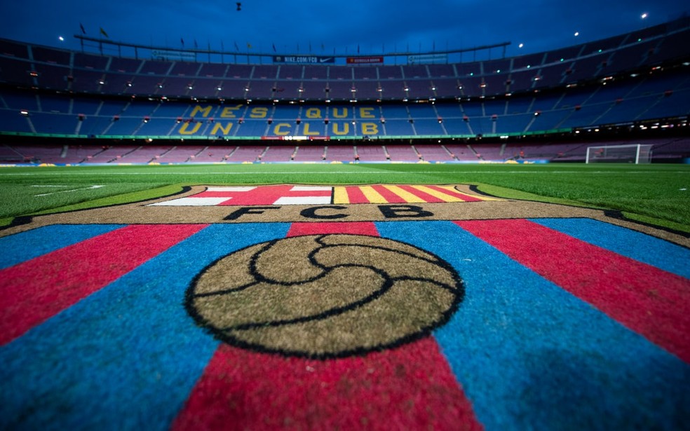 Camp Nou, estádio do Barcelona — Foto: Twitter/Barcelona