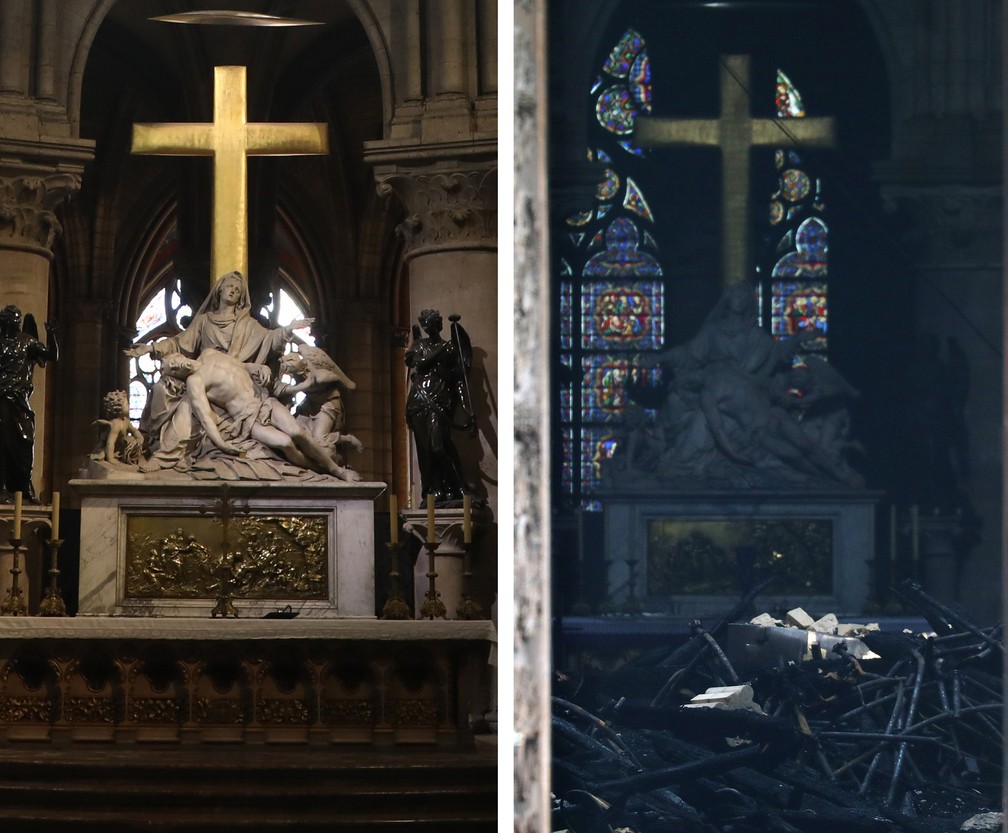 Veja O Que Foi Salvo E O Que Foi Destruido No Incendio Da Catedral De Notre Dame Em Paris Mundo G1