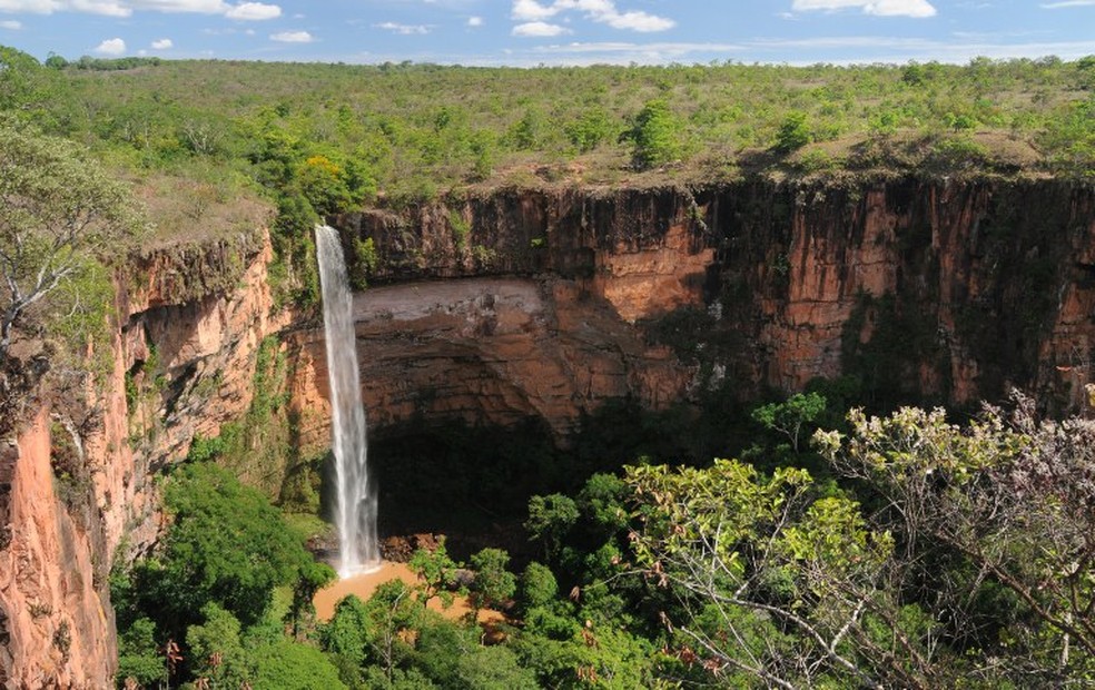 Investimentos devem abranger a Cachoeira Vu de Noiva, segundo o ICMBio  Foto: Zig Koch/Divulgao