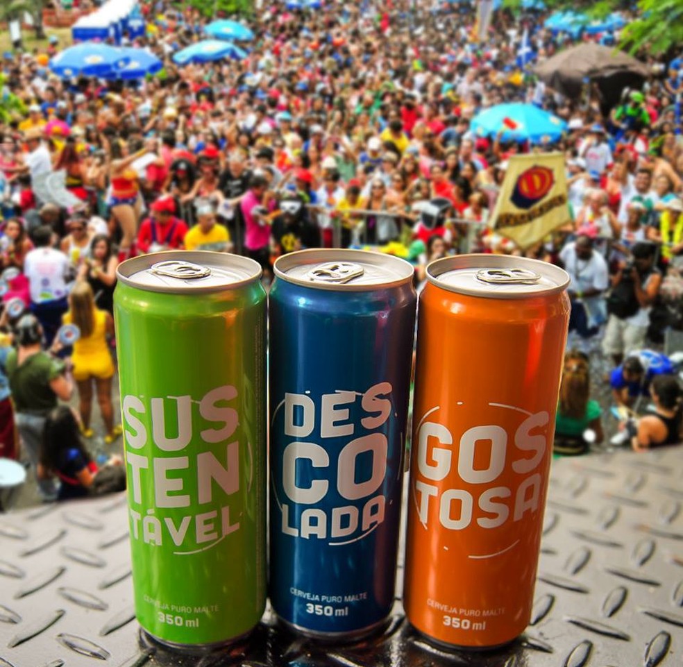 Latas de Alumínio são recicláveis e as embalagens são mais sustentáveis do que as de vidro ou de plástico, por exemplo — Foto: Divulgação