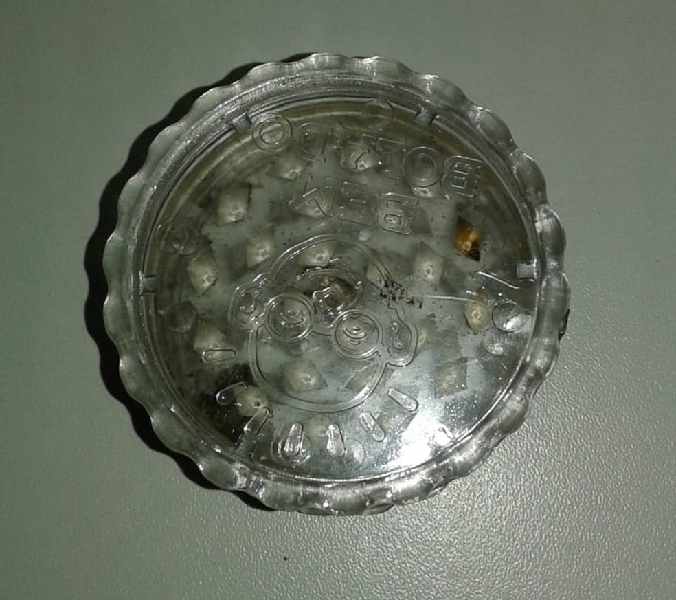 Dichavador está entre os objetos apreendidos — Foto: Polícia Militar