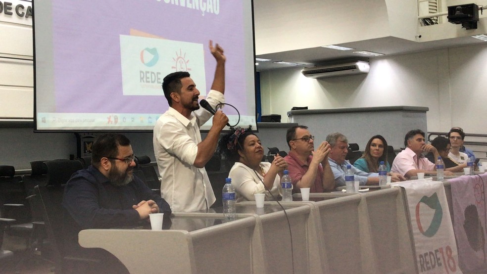Adonis Marcos é candidato ao governo de Mato Grosso do Sul pela Federação Rede PSOL.  — Foto: Kharina Prado