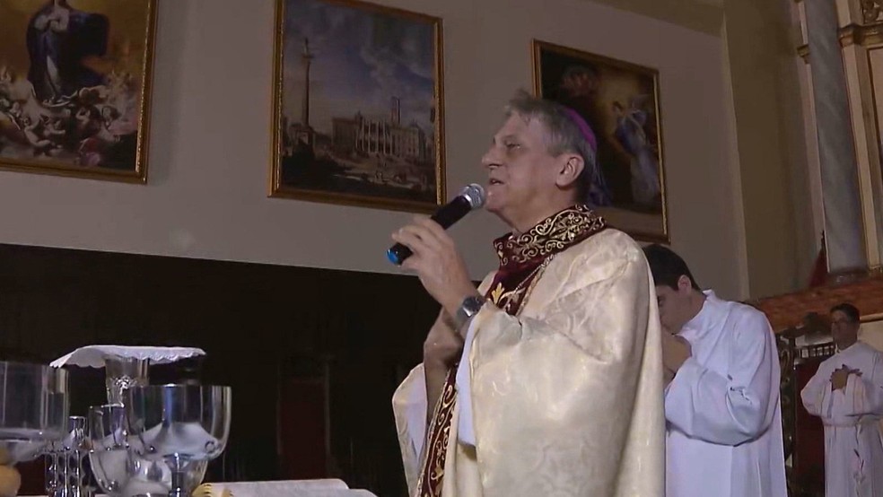 Dom Aldo Pagotto, arcebispo emérito — Foto: TV Cabo Branco/Reprodução