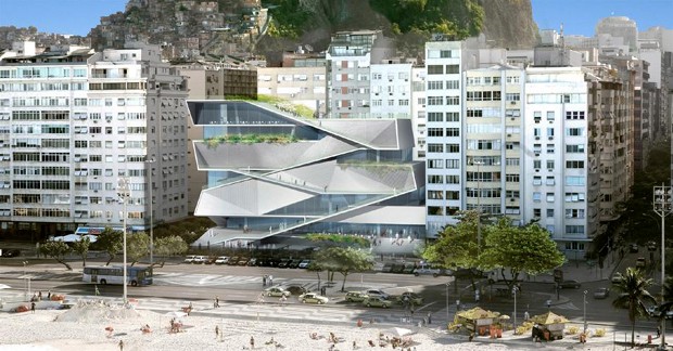 O Museu da Imagem e do Som do Rio de Janeiro, previsto para abrir em setembro de 2016 (Foto: Divulgação)