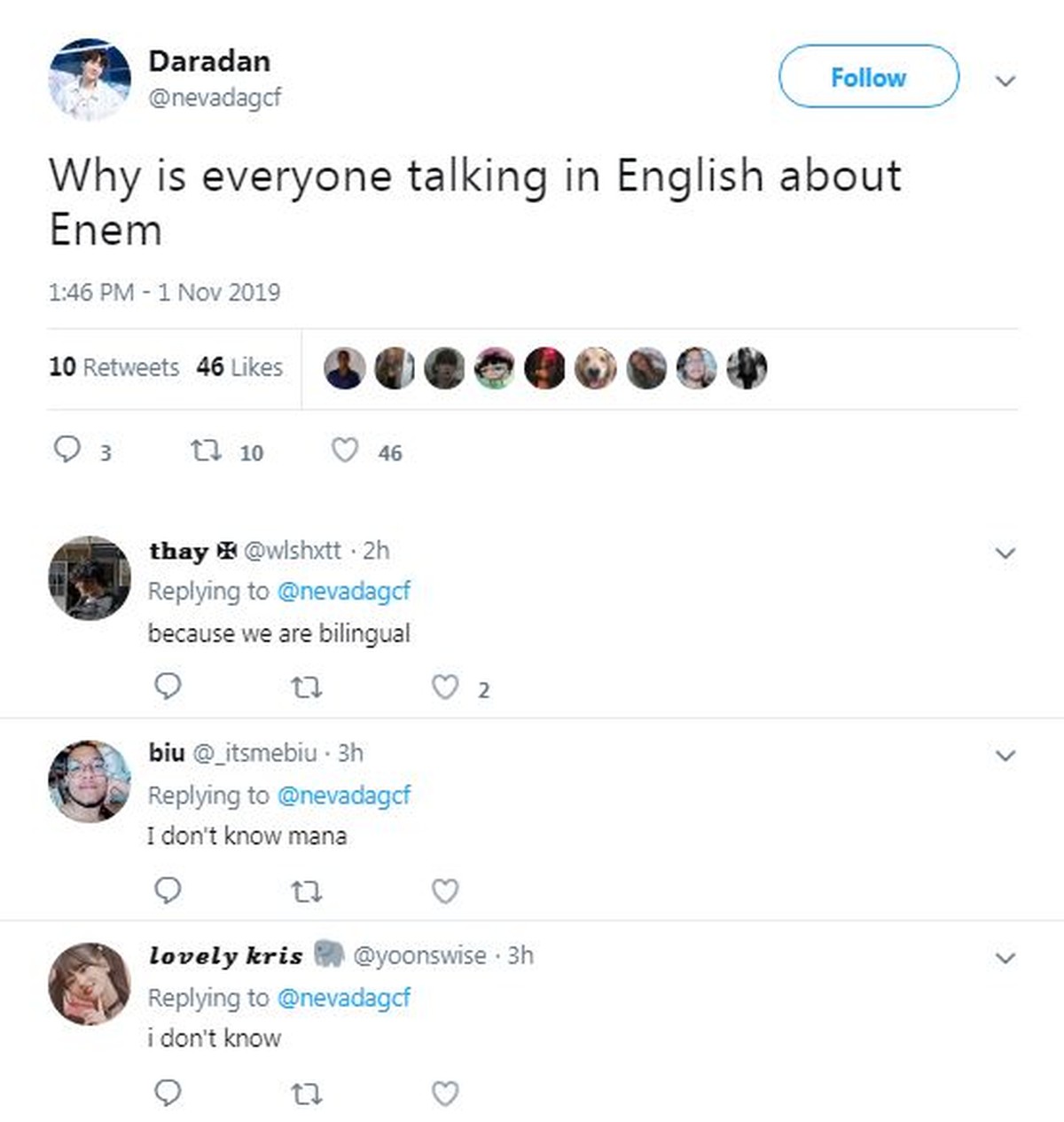 Are You Ready For Enem Exam Inspired English Memes In Social Networks Enem 2019