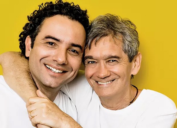 Marco Luque e Serginho Groisman (Foto: Gabriel Rinaldi/Ed. Globo)