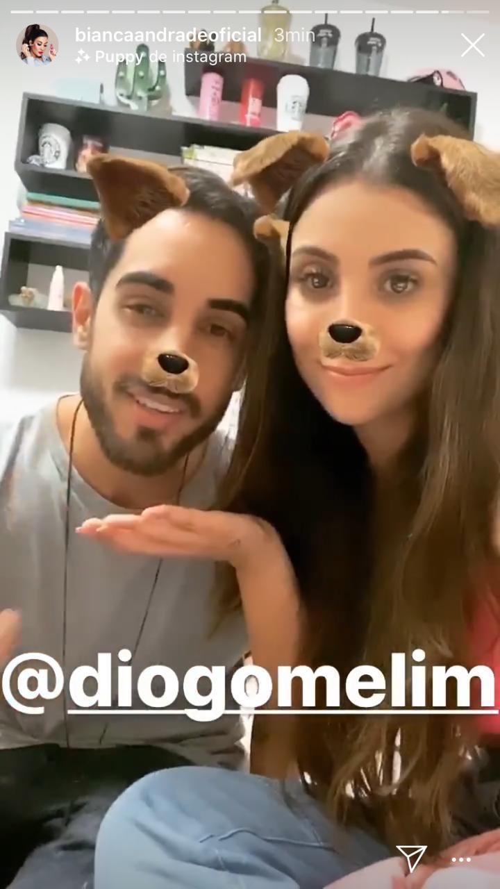 Bianca Andrade e Diogo Melim (Foto: Reprodução/Instagram)