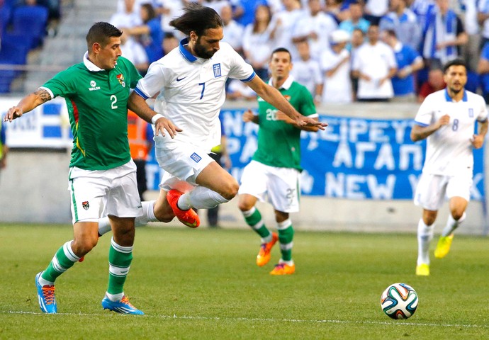  Giorgos Samaras amistoso Grécia x Bolívia (Foto: Reuters)