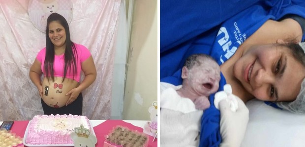 Valentina nasceu prematura, com 34 semanas (Foto: Arquivo pessoal)